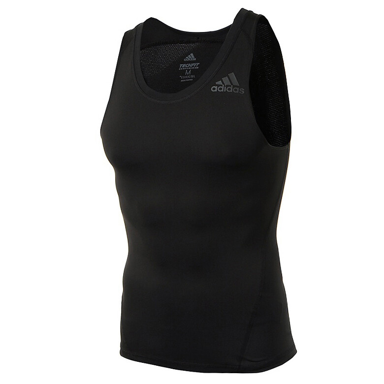 adidas men's alphaskin sleeveless compression shirt